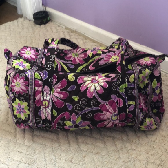Vera Bradley Handbags - Vera Bradley Purple Punch mini duffel